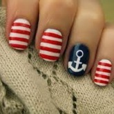 nautical nail Art :)