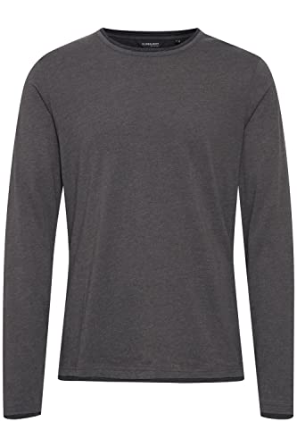 11 Project Venko Herren Longsleeve Langarmshirt Shirt Basic, Größe:M, Farbe:Pewter Mix (200277) von 11 Project