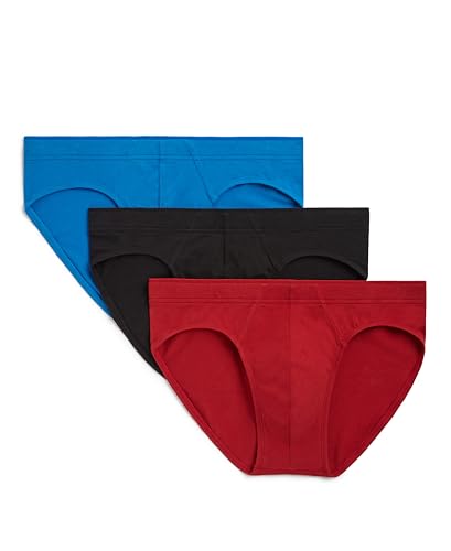 2(x)ist)IST Herren-Slip, Baumwolle, Stretch, 3er-Pack - Schwarz - Large von 2(x)ist