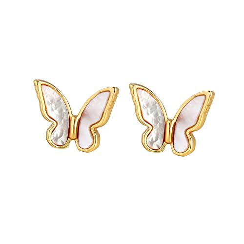 2022 Ohrringe für Ohrringe für Frauen in Damenschmuck Ohr Manschette für Freund täglich tragen Mode Ohrschmuck Antiallergische Ohrringe (Gold, One Size) von 2022