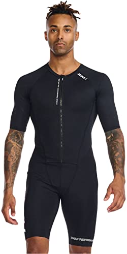 2XU Herren Trisuit, schwarz/weiß, M von 2XU