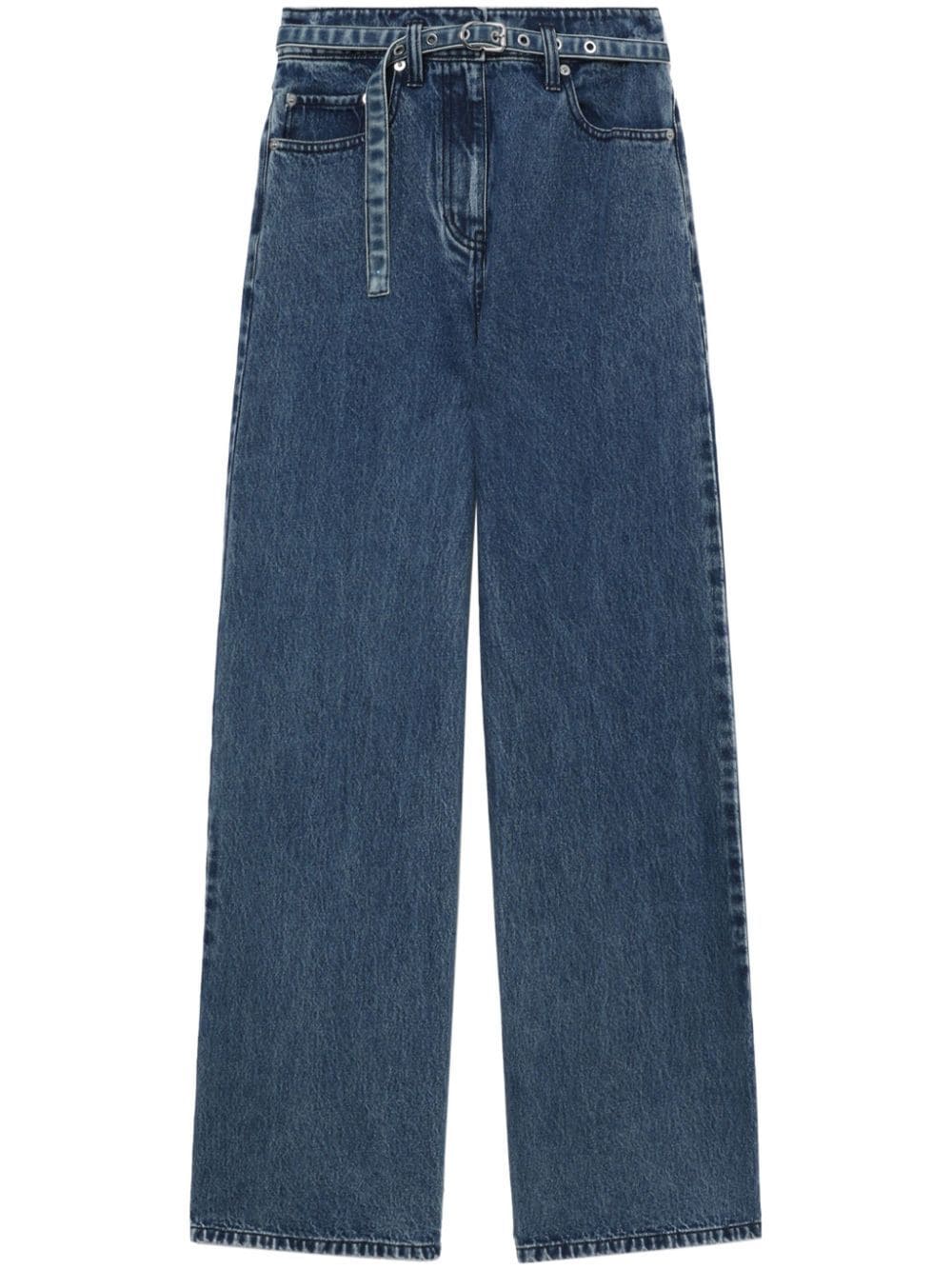 3.1 Phillip Lim Weite Jeans mit Gürtel - Blau von 3.1 Phillip Lim