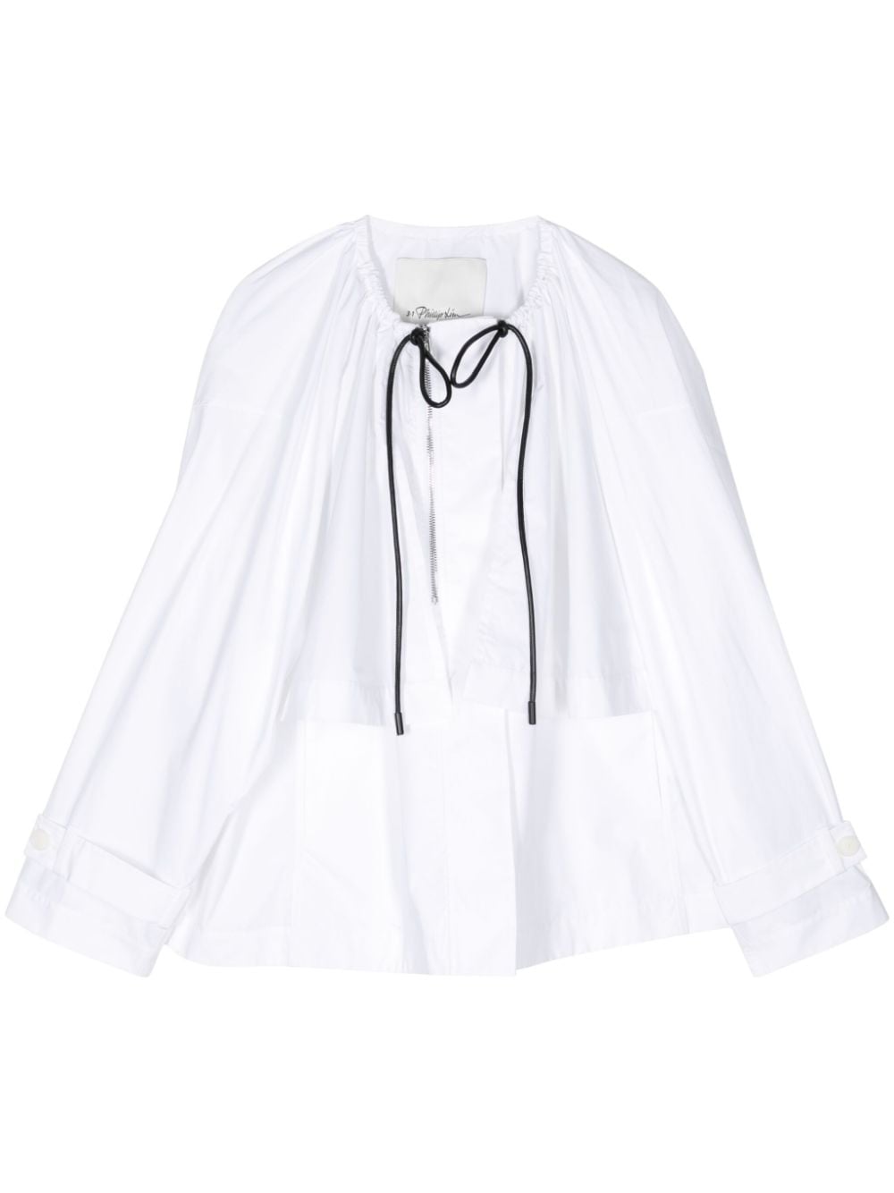 3.1 Phillip Lim Bluse mit Kordelzug - Weiß von 3.1 Phillip Lim