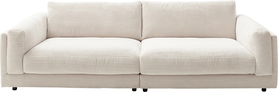 3C Candy Big-Sofa "Karalis", auch in Cord-Bezug, lose Kissen, loungige Bequemlichkeit von 3c Candy