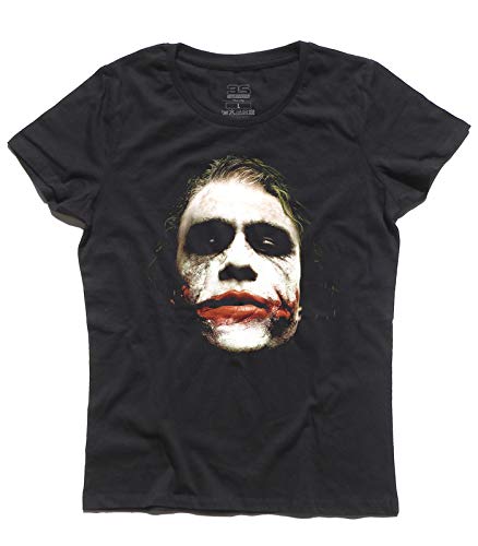 3styler T-Shirt Damen Joker 1 Gotham City Harvey Dent Bruce Wayne Fledermaus Shirt - Linie Classic - 100% Baumwolle 185 g/m², Schwarz , Medium von 3styler