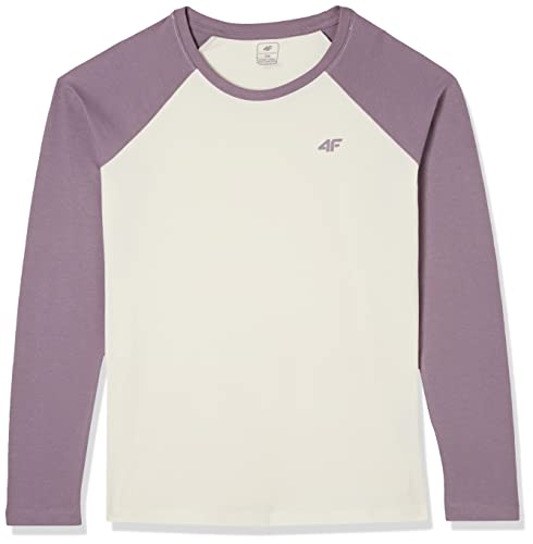 4F Mädchen Girl's Jtsdl001 Longsleeve, Violett, 164 cm von 4F