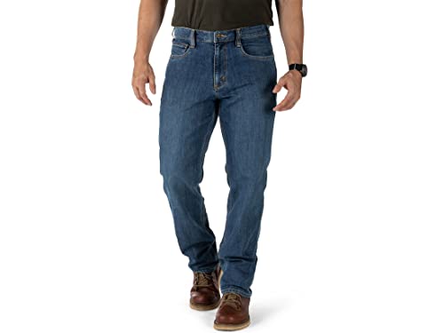5.11 Tactical Herren Defender-Flex Straight Jeans Mechanisch Stretch Stoff Klassische Taschen Stil 74477 von 5.11