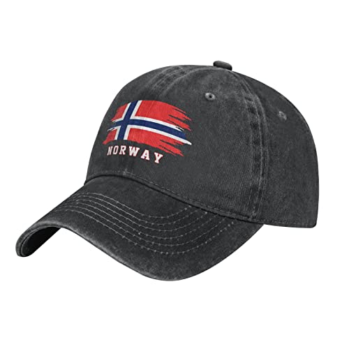 501 Damen Herren Baseball Kappen Norwegen-Flagge Nordisch Baseballmütze Reine Farbe Cotton Cap Atmungsaktiv Baseboard Baseballkappe Für Sport Draussen Reisen von 501