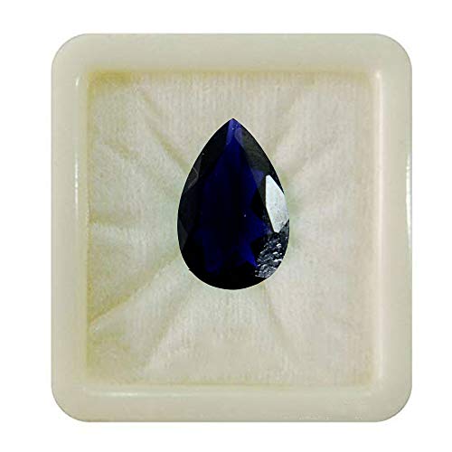 55Carat echter facettierter Iolith-Edelstein, 10,25 Carat, 9,32 Carat Birnenform, Rashi Ratan Neeli, Geburtsstein, Chakra-Heilstein, Shukra-Stein, Kunst- und Bastelbedarf 55Carat echter facettierter Iolith-Edelstein, 10,25 Carat, 9,32 Carat Birnenform, Rashi Ratan Neeli, Geburtsstein, Chakra-Heilstein, Shukra-Stein, Kunst- und Bastelbedarf von 55Carat