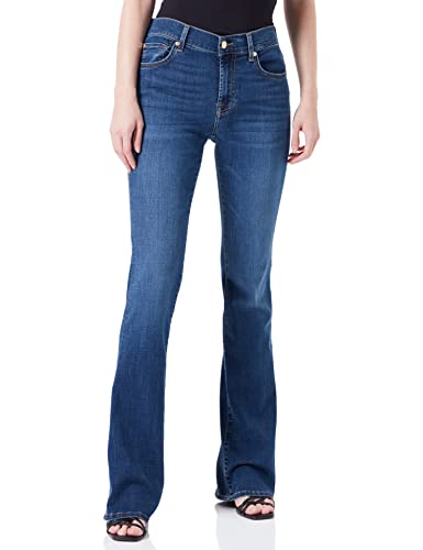 7 For All Mankind Damen Bootcut Bair Eco Jeans, Mid Blue, 24W / 24L EU von 7 For All Mankind