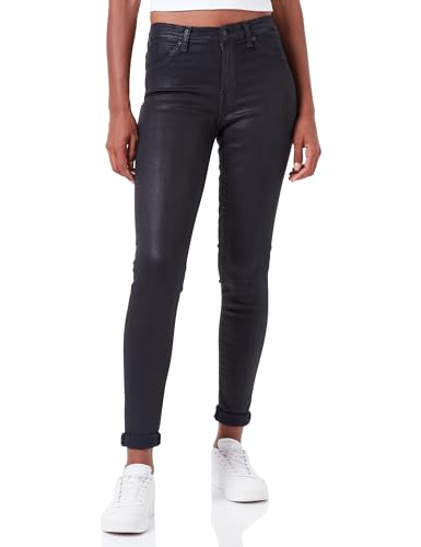 7 For All Mankind Damen Hw Skinny Coated Slim Illusion Pants, Blau, 28W / 28L EU von 7 For All Mankind