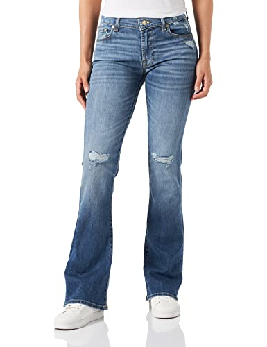 7 For All Mankind Damen Jsbt44a0 Jeans, Mid Blue, 25 EU von 7 For All Mankind