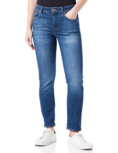 7 For All Mankind Damen Jsdtc120 Jeans, Dark Blue, 26 EU von 7 For All Mankind