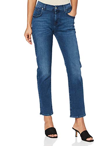 7 For All Mankind Damen Relaxed Skinny Boyfriend Jeans, Blau (Blue Depth 0Wu), 25W / 27L von 7 For All Mankind