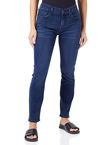 7 For All Mankind Damen The Ankle Skinny Bair Eco Jeans, Dark Blue, 26W / 26L EU von 7 For All Mankind