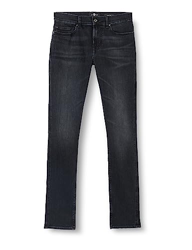 7 For All Mankind Herren Jspdc340 Jeans, Schwarz, 40 EU von 7 For All Mankind