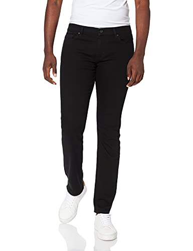 7 For All Mankind Herren Ronnie Skinny Jeans, Schwarz (Black PB), 28W / 32L von 7 For All Mankind