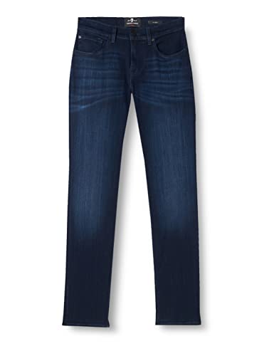 7 For All Mankind Herren Slimmy Slim Jeans, Blau (Dark Blue 0ip), 28W / 32L von 7 For All Mankind