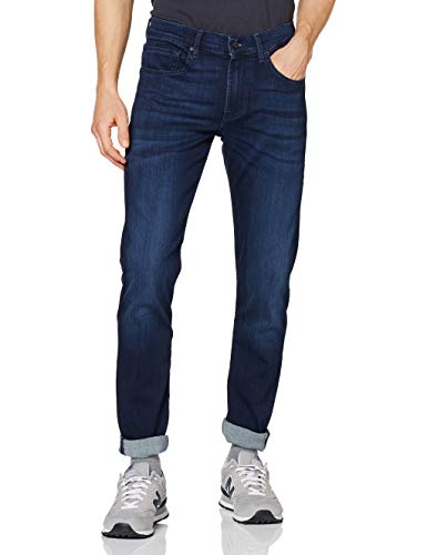 7 For All Mankind Herren Slimmy Tapered Fit Jeans, Blau (Dark Blue 0ip), 28W / 32L von 7 For All Mankind