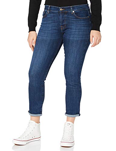 7 For All Mankind Damen Asher Jeans, Dark Blue, 23 EU von 7 For All Mankind