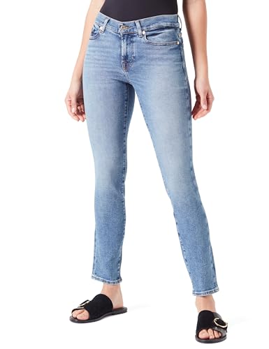 7 For All Mankind Women's Roxanne Luxe Vintage Love Soul Jeans, Mid Blue, XXS von 7 For All Mankind