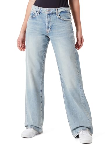 7 For All Mankind Women's TESS Trouser Frost Jeans, Light Blue, 46 von 7 For All Mankind