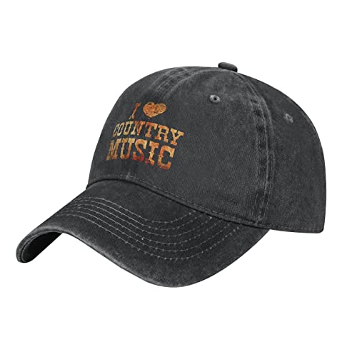 702 Baseball Cap Ich Liebe Country-Musik Atmungsaktiv Hut Mode Sommermütze Unisex Für Outdoor Erwachsene Erwachsenen von 702