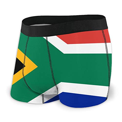 702 Boxershorts Für Männer Flagge Von Südafrika Männer Unterhose Bequeme Unterhosen Männer Atmungsaktive Boxershorts Men Für Mann, Liebhaber, Ehemann M von 702