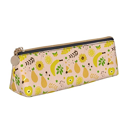 702 Make-Up Tasche Verschiedene Früchte Und Bienenmuster Pencil Case Mit Reißverschluss Federmappe Erweiterbar Briefpapier Tasche Für Damen Student Erwachsener von 702