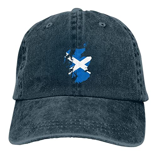 736 Golf Hüte Geländekarte Schottland Basecap Unisex Capatmungsaktive Mütze Leichtgewicht Baseball Cap Für Golf, Reisen, Herren von 736