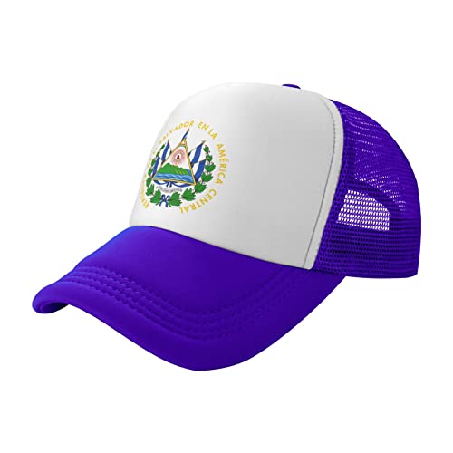 874 Baseballkappe EL Salvador Wappen Basecap Baseball Retro Baseball Cap Atmungsaktiv Baseballkappe Mütze Für Athletic Running Outdoor von 874