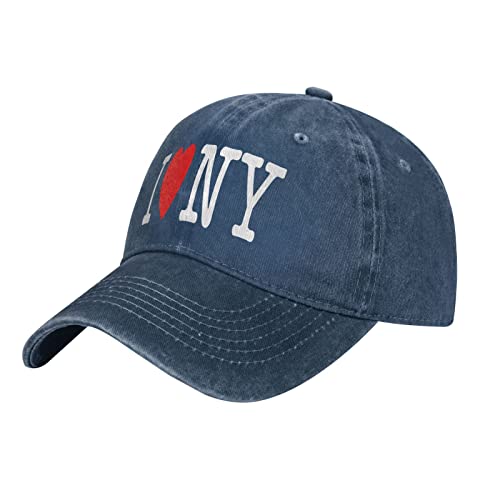 874 Baseballkappe I Love Ny New York Unisex Twill Plain Basecap Snapback Baseball Kappe Verstellbar Dad Hat Für Distressed Stickerei Cap Wandern Vintage von 874