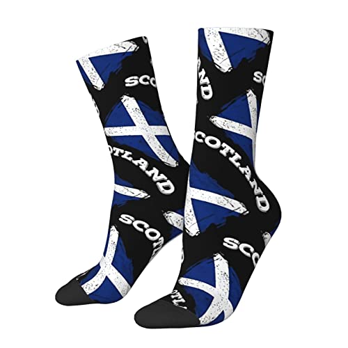874 Sport Socken, Schottland-Flagge Men'S Socks Weich Arbeitssocken Unisex Sportsocken Für Geschenk Damen Freizeit 40cm von 874