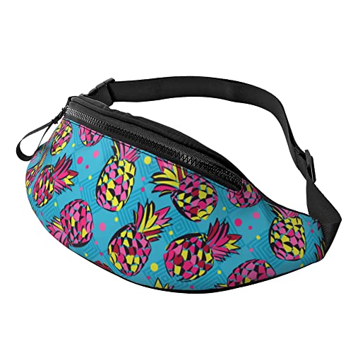 Brusttasche Bunte Tropische Früchte Unisex Damen Brustbeutel Mode,Große Kapazität Sport Hüfttasche Für Sport Camping Herren 14X35Cm von 874