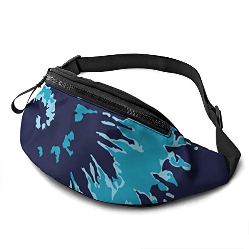 Handytasche Tasche Tie-Dye-Wirbel Unisex Waist Fanny Pack Multifunktionale,Stylisch Gürteltasche Für Herren Wandern Sport 14X35Cm von 874