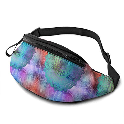 Umhängetaschen Mandalas Unisex Bauchtasche Multifunktionale,Große Kapazität Gürteltasche Für Herren Wandern Fitness 14X35Cm von 874