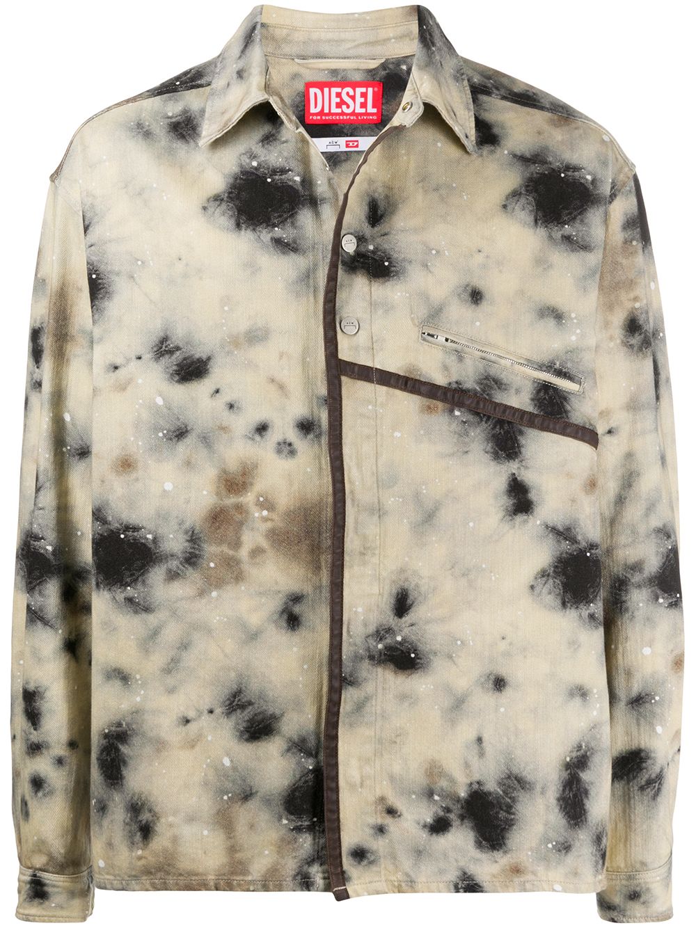 A-COLD-WALL* Hemdjacke mit Flecken-Print - Nude von A-COLD-WALL*