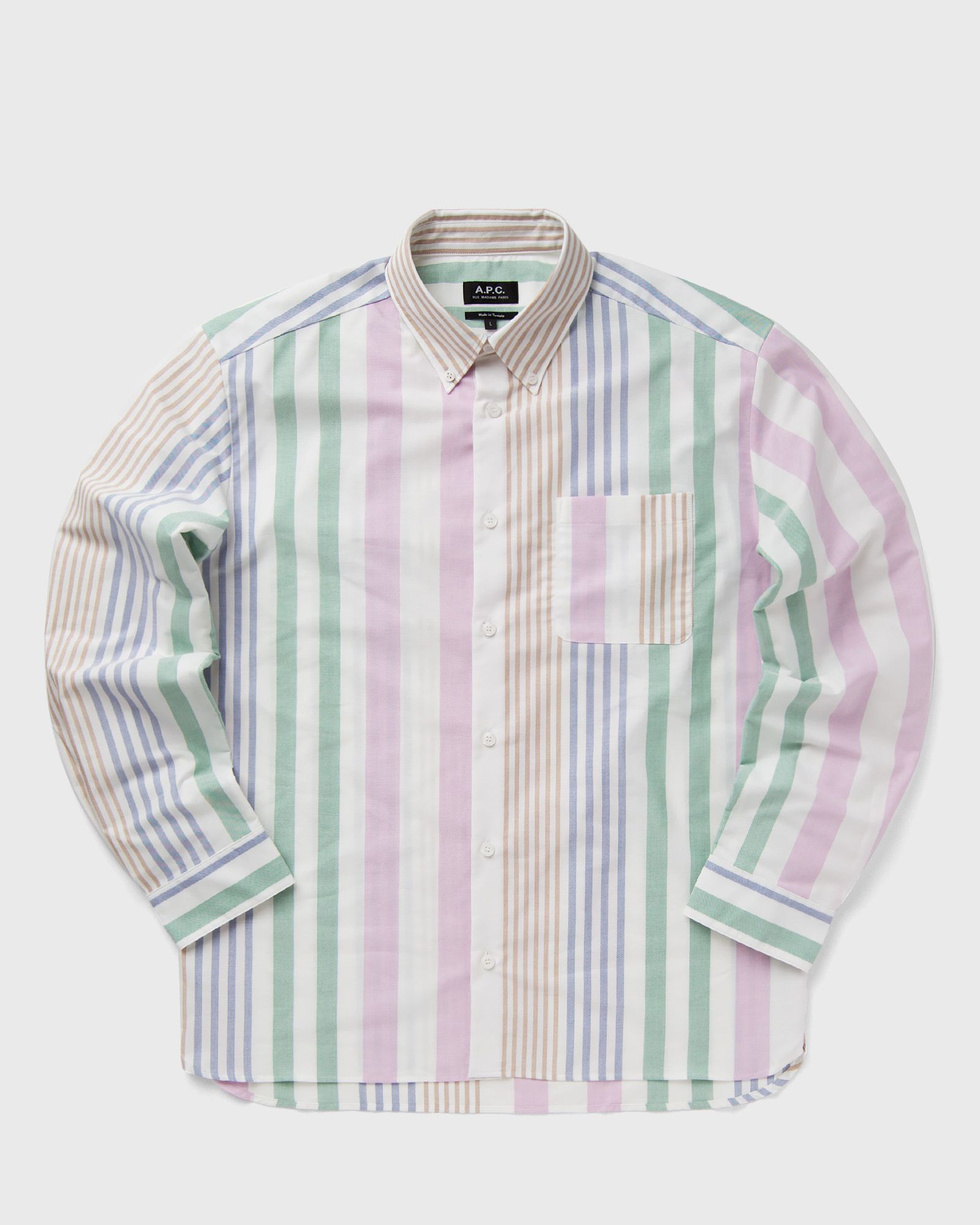 A.P.C. Chemise mateo men Longsleeves multi in Größe:M von A.P.C.