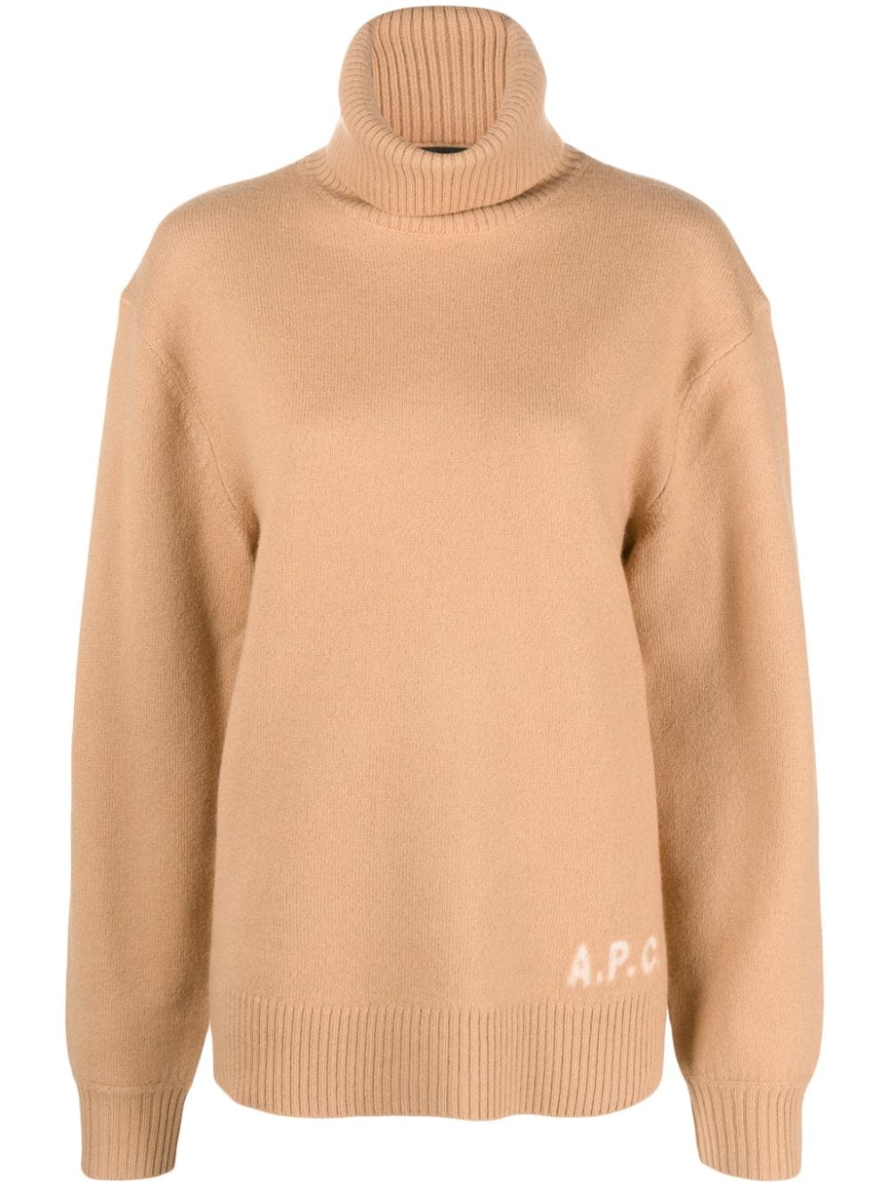 A.P.C. Pullover mit Intarsien-Logo - Braun von A.P.C.