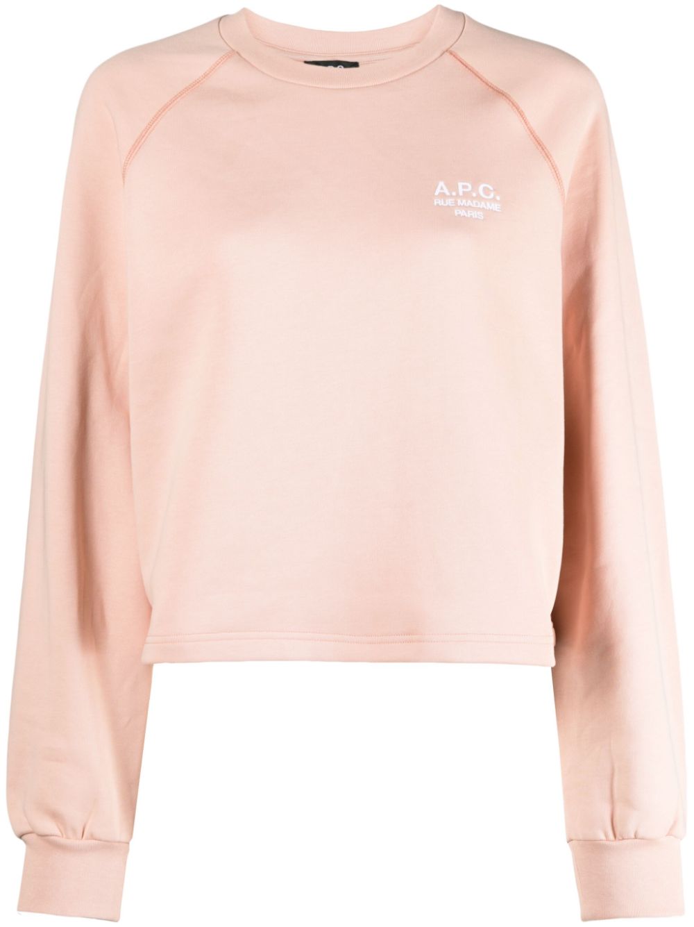 A.P.C. Oona Sweatshirt mit Logo-Stickerei - Rosa von A.P.C.