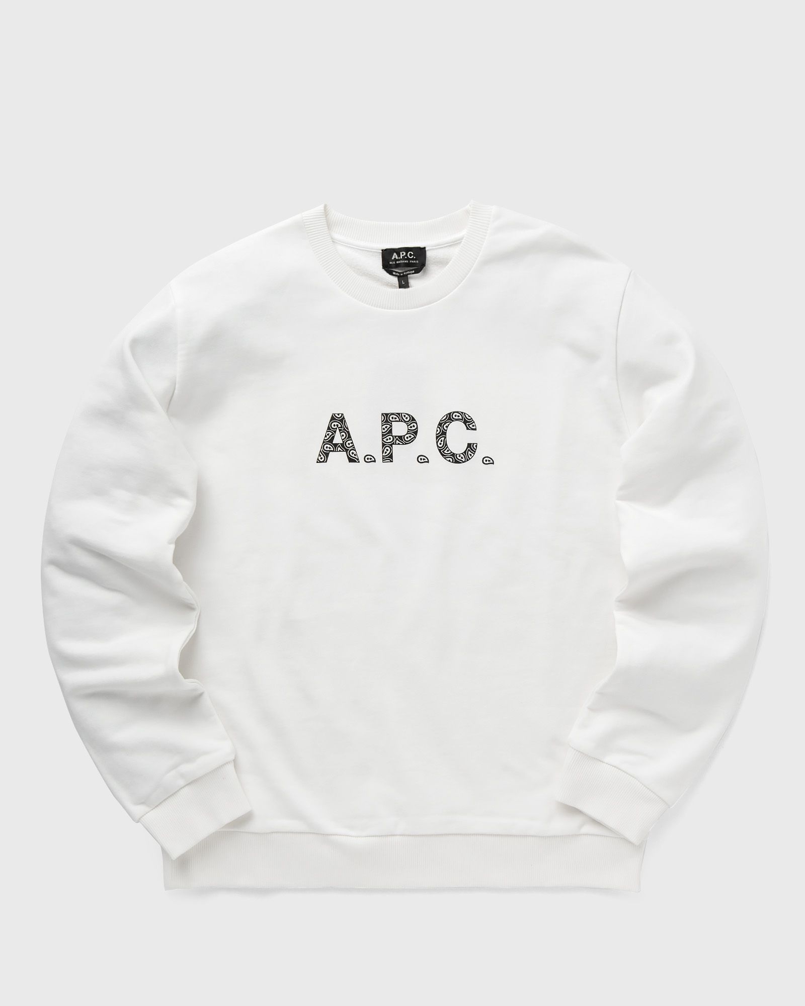 A.P.C. Sweat timothy men Sweatshirts white in Größe:L von A.P.C.