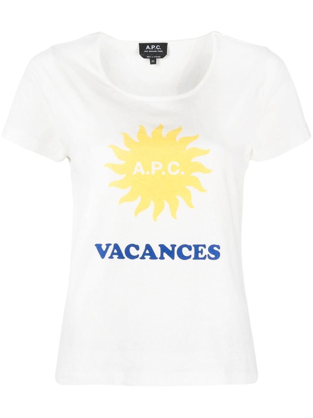 A.P.C. T-Shirt mit "Vacances"-Print - Weiß von A.P.C.