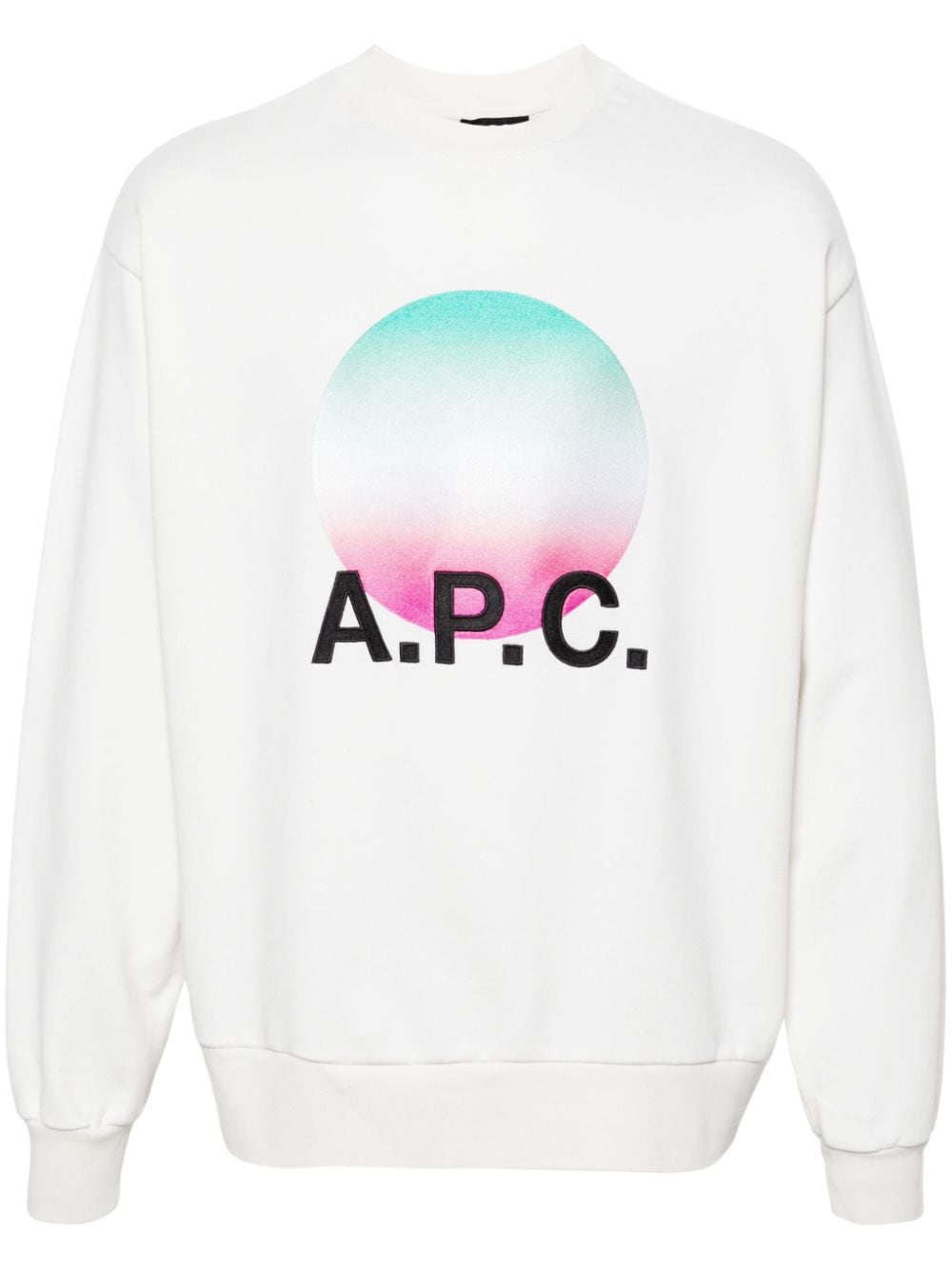 A.P.C. Sweatshirt mit Stickerei - Weiß von A.P.C.