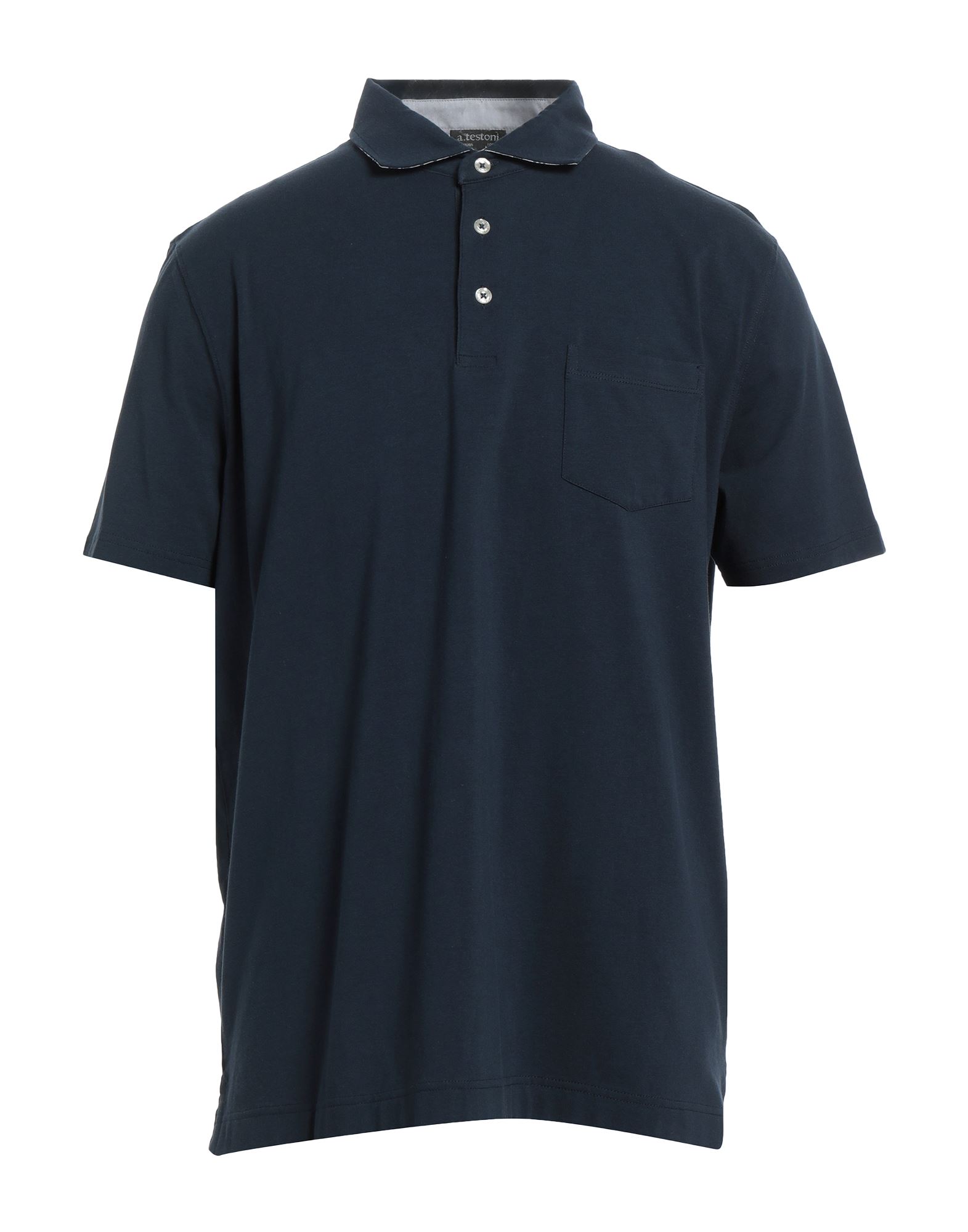 A.TESTONI Poloshirt Herren Marineblau von A.TESTONI