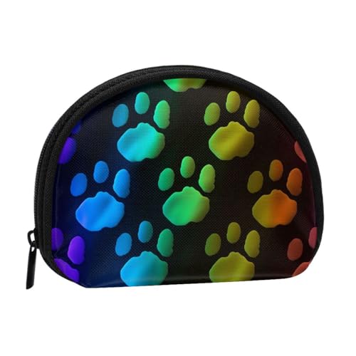 Münzgeldbörse mit Sprüchen, Mini-Beutel, Geldbörse, Kleingeldtasche, für Damen, Mädchen, Kinder, Regenbogen-Hunde- und Katzenpfote, Einheitsgröße, Münztasche Münzgeldbörse mit Sprüchen, Mini-Beutel, Geldbörse, Kleingeldtasche, für Damen, Mädchen, Kinder, Regenbogen-Hunde- und Katzenpfote, Einheitsgröße, Münztasche von AABSTBFM