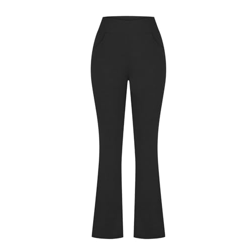 2024 Hose Damen Leggings Geraffte Hintern Heben Hohe Taille Push Up Boom Booty Sport mit Bauchkontrolle Plus Größe Blickdichte Dehnbare Gym Yogahosen Leggings von AACH