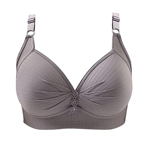 BH Damen Sexy Dessous für Große und Kleine Brüste Unterwäsche für Frauen Baumwoll Soft Bralette Bequemer und Weich Büstenhalter Täglicher Büstenhebe Push Up Bra High Elastizität BHS von AACH