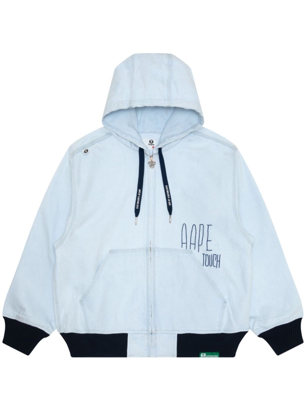 AAPE BY *A BATHING APE® Bestickte Jeansjacke - Blau von AAPE BY *A BATHING APE®