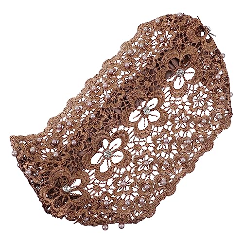 ABOOFAN 4 Stück Stirnband Elastische Haarreifen Breite Headwraps Mädchen-Haarbänder Bandanas Für Frauen Vintage-Elastischer Kopfwickel Spitzen-Haarbänder Haargummis Für Frauen von ABOOFAN