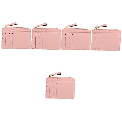 ABOOFAN 5st Damenhandtasche Clutch Für Damen Damengeldbörsen Schlanke Geldbörse Für Frauen Kartenetui Für Damen Mädchenhandtasche Damen Kupplung Metall Tasche Münze Fräulein von ABOOFAN